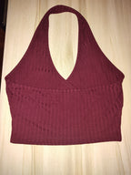 Pre-loved women's halter top