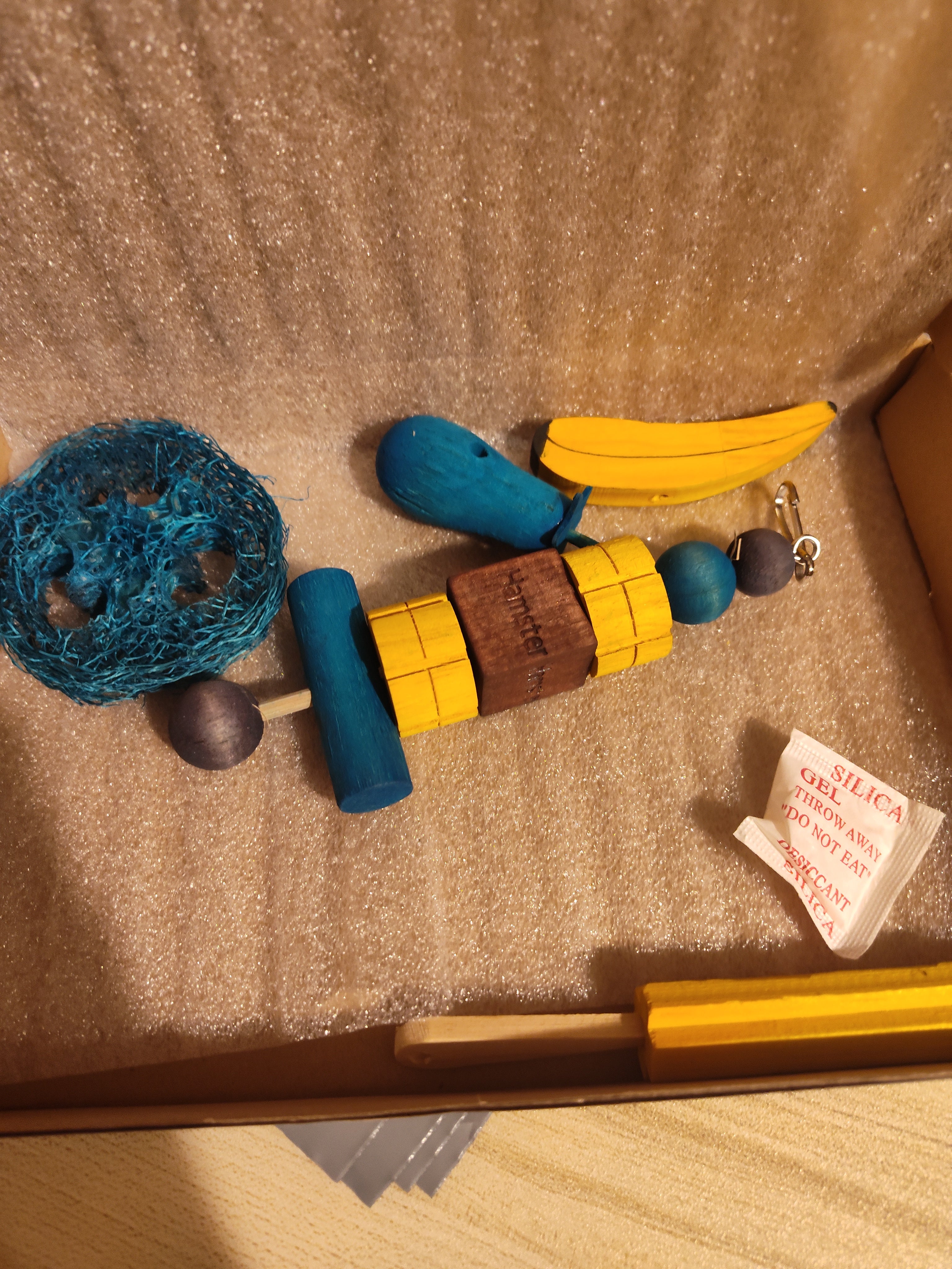 Hamster Toy Set – 5 Piece Small Animal Enrichment Toys | New